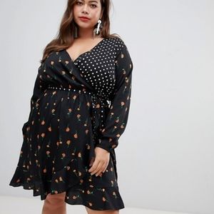 New Look Curve Wrap Dress